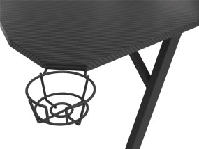 foto de MESA GAMING GENESIS HOLM 510 RGB NEGRO CARBONO 160X75 CM