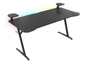 foto de MESA GAMING GENESIS HOLM 510 RGB NEGRO CARBONO 160X75 CM