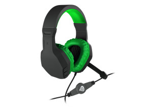 foto de AURICULARES GAMING GENESIS ARGON 200 2.0 MINI JACK NEGRO-VERDE