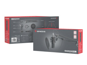 foto de MICROFONO GENESIS RADIUM 300 STUDIO XLR CON BRAZO FILTRO POP