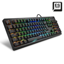 foto de TECLADO GAMING SHARKOON SHARK SKILLER SGK30 BLUE