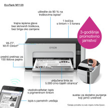 foto de IMPRESORA EPSON MONOCROMO ECOTANK ET-M1120 A4 USB