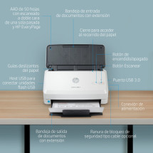 foto de ESCANER HP SCANJET PRO 3000 S4 40PPM DUPLEX 50 HOJAS