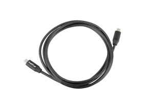 foto de CABLE USB LANBERG 2.0 MACHO/USB C MACHO QUICK CHARGE 4.0 1.8M NEGRO