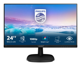 foto de MONITOR PHILIPS 243V7QDSB 23,8 IPS FHD VGA DVI HDMI