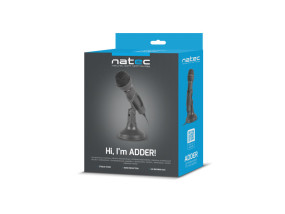 foto de MICROFONO NATEC ADDER OMNIDIRECCIONAL NEGRO