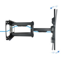 foto de SOPORTE PARED TOOQ LP3790TN-B 37-90 NEGRO