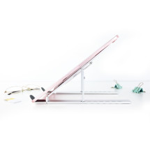 foto de SOPORTE ELEVADOR PORTATIL/TABLET/LIBRO TQLRS0033-AL 11-15 PLATA