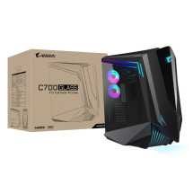 foto de CAJA GAMING GIGABYTE AC700G ATX 4XUSB3.0 1XUSBC LATERAL CRISTAL S/F RGB
