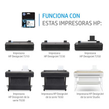 foto de HP Cartucho de Tinta DesignJet 712 negro de 80 ml