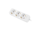 foto de REGLETA LANBERG 3 TOMAS SCHUKO BLANCA 1.5M