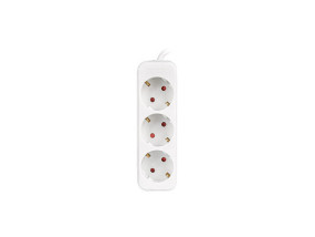 foto de REGLETA LANBERG 3 TOMAS SCHUKO BLANCA 1.5M