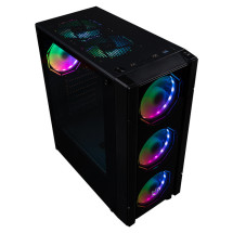 foto de CAJA ATX HIDITEC V30 ARGB CRISTAL TEMPLADO