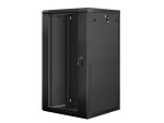 foto de ARMARIO RACK LANBERG 22U 600X600X1082 AUTO ENSAMBLADO 19 HASTA 60 KG NEGRO