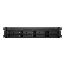 foto de NAS SYNOLOGY RS1221RP+ 2U 8BAY 22GHZ QC RPS EXT4GB DDR4 4X 1GBE 2X USB3.2
