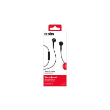 foto de AURICULARES MAGNETICOS SBS TE0CSE41K NEGRO JACK 3.5MM CON MICROFONO