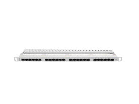 foto de PATCH PANEL LANBERG CAT.6 UTP 24 PUERTOS 0.5U RACK 19 GRIS