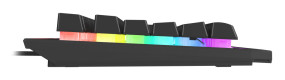 foto de GENESIS Rhod 500 RGB teclado Juego USB QWERTY Portugu?s Negro, Plata
