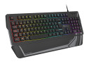 foto de TECLADO GAMING GENESIS RHOD 350 USB RETROILUMINADO MEMBRANA NEGRO