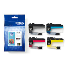 foto de TINTA BROTHER LC424VAL PACK NEGRO CIAN MAGENTA AMARILLO