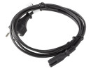 foto de CABLE ALIMENTACION LANBERG VDE CEE 7/16 A IEC 320 C7 3M