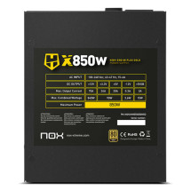 foto de FUENTE ALIMENTACION NOX HUMMER X 850W 80+GOLD ATX NEGRO