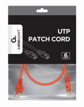 foto de CABLE RED GEMBIRD UTP CAT6 0,5M ROJO