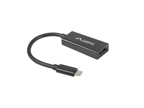 foto de ADAPTADOR USB LANBERG USB-C M 3.1 A DISPLAYPORT H 15CM NEGRO