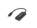 foto de ADAPTADOR USB LANBERG USB-C M 3.1 A DISPLAYPORT H 15CM NEGRO