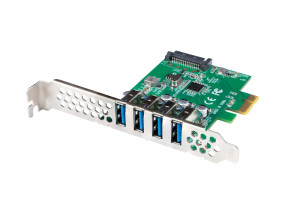 foto de TARJETA PCI EXPRESS LANBERG X1 A 4X USB-A 3,1 GEN1 LOW PROFILE