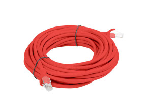 foto de CABLE RED LANBERG LATIGUILLO CAT.6 UTP 10M ROJO FLUKE PASSED