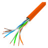 foto de BOBINA CABLE RED LANBERG UTP RJ45 100 MB/S SOLIDO CCA AWG24 305M  NARANJA