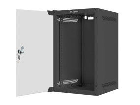 foto de ARMARIO LANBERG MURAL RACK 10 9U 280X310 FLAT PACK NEGRO