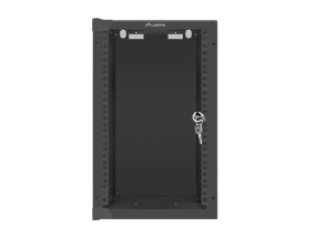 foto de ARMARIO LANBERG MURAL RACK 10 9U 280X310 FLAT PACK NEGRO