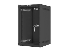 foto de ARMARIO LANBERG MURAL RACK 10 9U 280X310 FLAT PACK NEGRO
