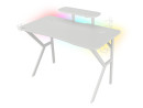 foto de MESA GAMING GENESIS HOLM 320 RGB BLANCA CARBONO