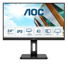 foto de MONITOR AOC PRO 24P2Q 23.8 FHD 4MS 16:9 75HZ VGA HDMI DP ALTAVOCES