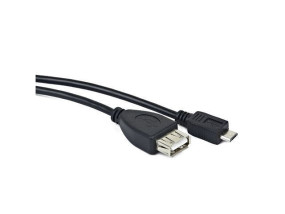 foto de CABLE USB LANBERG MICRO M A USB-A F 2.0 OTG NEGRO 15CM OEM