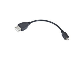 foto de CABLE USB LANBERG MICRO M A USB-A F 2.0 OTG NEGRO 15CM OEM