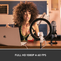foto de WEBCAM LOGITECH STREAMCAM FHD 1920X1080PX BLANCA