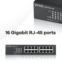 foto de SWITCH ZYXEL GS1100-16 V3 16-PORT GIG NO GESTIONADO