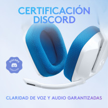 foto de AURICULARES LOGITECH G335 BLANCO MICROFONO INALAMBRICO USB-A