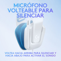 foto de AURICULARES LOGITECH G335 BLANCO MICROFONO INALAMBRICO USB-A