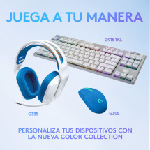 foto de AURICULARES LOGITECH G335 BLANCO MICROFONO INALAMBRICO USB-A