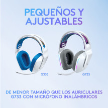 foto de AURICULARES LOGITECH G335 BLANCO MICROFONO INALAMBRICO USB-A
