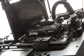 foto de DDR4 KINGSTON 8GB 3200 FURY BEAST NEGRO
