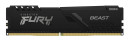foto de DDR4 KINGSTON 8GB 3200 FURY BEAST NEGRO