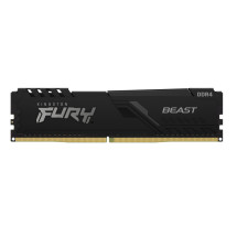 foto de DDR4 KINGSTON 2x 8GB 3200  FURY BEAST NEGRO