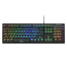 foto de TECLADO GAMING SHARKOON SHARK SKILLER SGK30 RED PORTUGUES