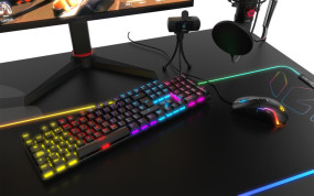 foto de TECLADO GAMING KROM KASIC ES USB RETROILUMINADO MECANICO NEGRO